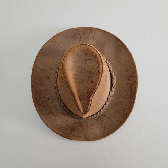 Hershel Hat Co Brown Leather Hat - Picture 9 of 9